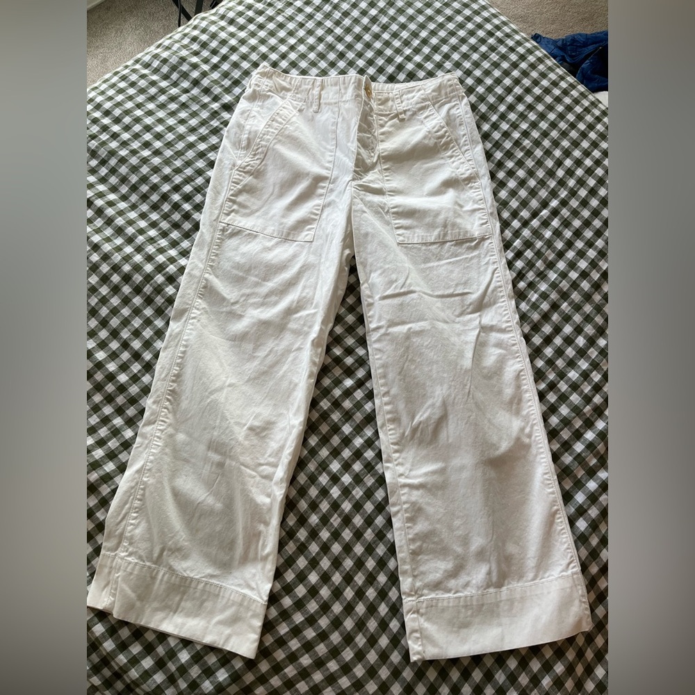 Velvet by Graham & Spencer Wide Leg Pants in White Size 6